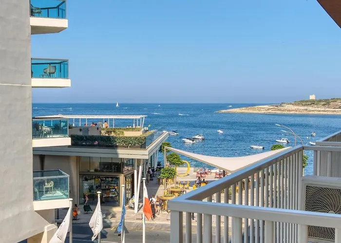 Stylish 2br With Balcony Sunsets & Sea Views By 360 Estates Apartman San Pawl il-Baħar