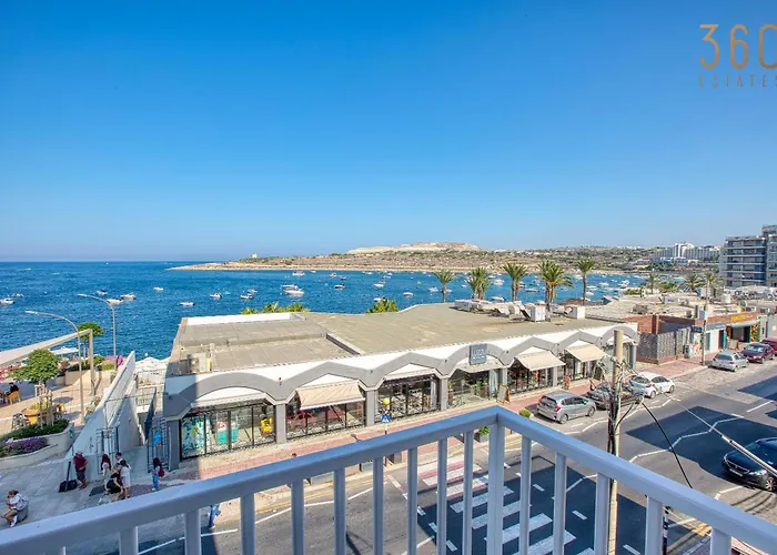Stylish 2br With Balcony Sunsets & Sea Views By 360 Estates San Pawl il-Baħar