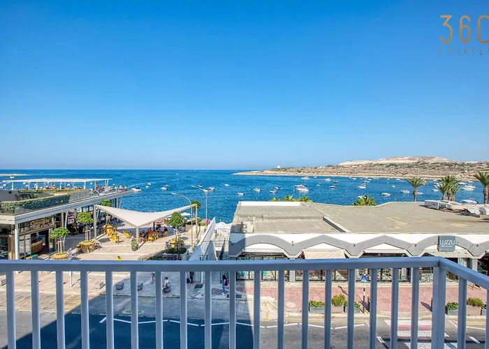 Stylish 2br With Balcony Sunsets & Sea Views By 360 Estates San Pawl il-Baħar