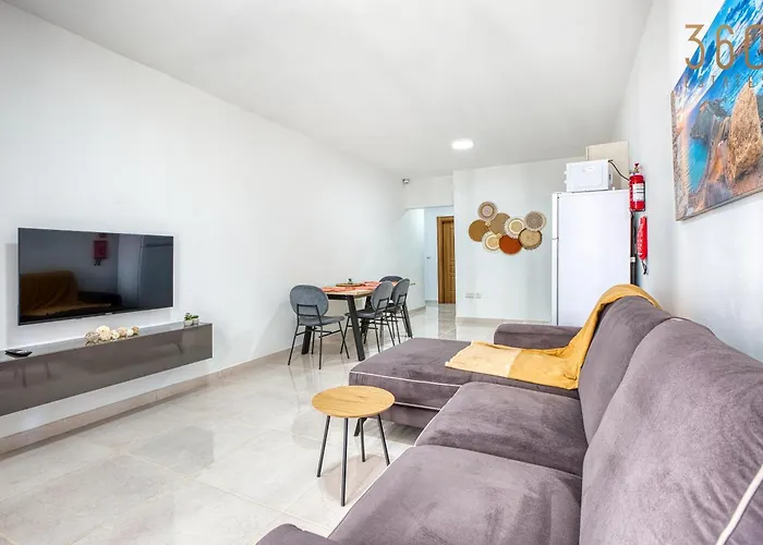 Stylish 2br With Balcony Sunsets & Sea Views By 360 Estates San Pawl il-Baħar